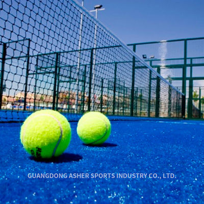 Der kundenspezifische Padel panoramischer SBR Latex-Schutzträger Soems Tennisplatz-multi Farbe