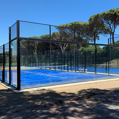 Rollstuhl zugänglicher Padel-Tennisplatz-Feldtyp mit PET Zaun