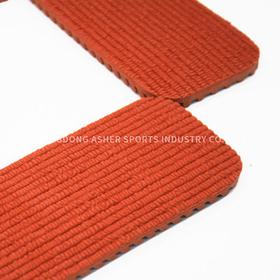 Feuerfeste vorfabrizierte Laufbahn-synthetische Leichtathletik-Gebrauchs-Schottenstoff-Art