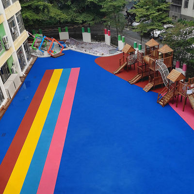 Individuelle Dicke EPDM Gummi Laufbahn Wetter und UV-beständig Einfache Installation Verschiedene Farben erhältlich