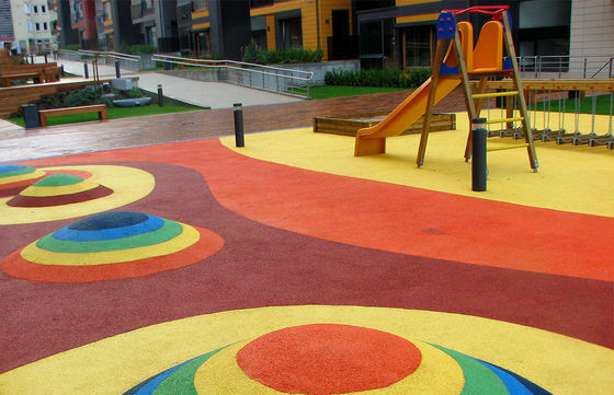 Leuchtende, kundenspezifische EPDM-Rubberlaufbahn Einfache Installation Aussergewöhnliche Wetterflexibilität