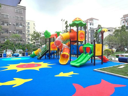 Custom EPDM Gummi Laufbahn bei jedem Wetter / niedrigere Kosten Einfache Installation Ausgezeichnete Stoßdämpfung Viele Farben verfügbar