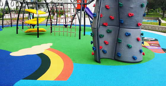 EPDM-Rubber-Laufbahn auf individuelle Weise hervorragende Flexibilität Rutschfestigkeit viele Farben verfügbar