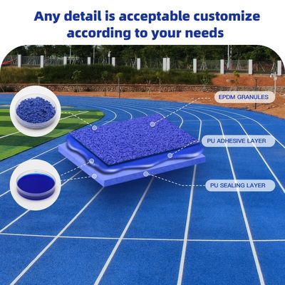 Langlebige volle PU-Synthetische Strecke aus Premium-Full-Polyurethan-Laufstrecke für professionelle Stadien