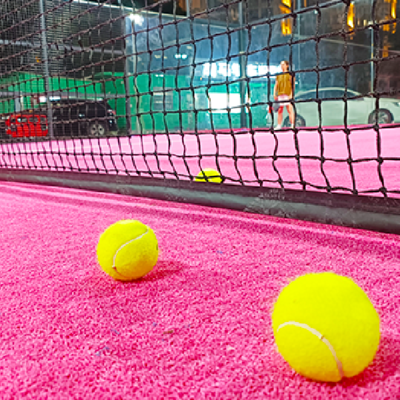 Fabrik produziert Installationsteam Panorama Padel Court Cover Cancha De Padel Tennisplatz mit Dach Paddel Tennisplatz