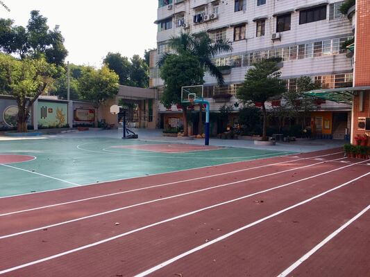 Ein-Stopp-vorgefertigte Gummi-Laufbahn für Südostasien