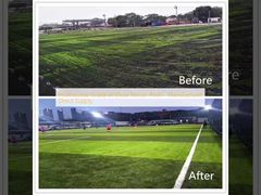 Kunstrasen-Fußballplatz in Profiqualität - Direkt vom Hersteller