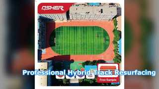 Hybrid-PU-Stadion-Laufbahn, professionelle Oberflächenerneuerung