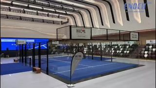 Komplettes Indoor-Padel-Court-Installationsprojekt in Hongkong